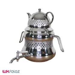 کتری و قوری نِزاز مدل 4036 استیل | لوکس فلز