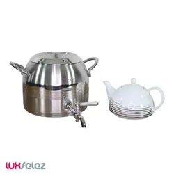 کتری و قوری نِزاز مدل 2600 استیل | لوکس فلز