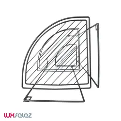 جا لیفی سناتور مدل ساده سه گوش دو طبقه | لوکس فلز