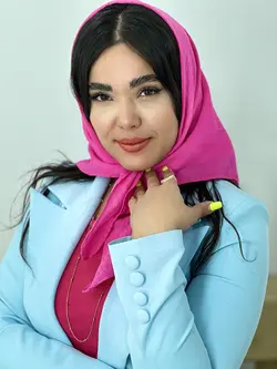 مینی اسکارف اسلپ راه راه (3282) | مادام بلا | شال دخترانه | روسری دخترانه