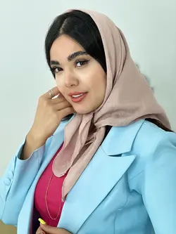 مینی اسکارف اسلپ راه راه (3282) | مادام بلا | شال دخترانه | روسری دخترانه