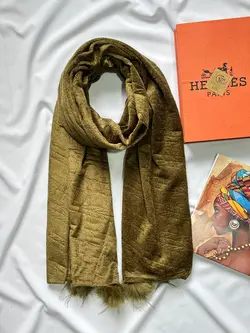 شال مخمل پوم پوم دار (3914) | مادام بلا | شال دخترانه | روسری دخترانه