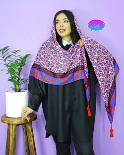 روسری پاییزه اسپینر منگوله دار (1198) | مادام بلا | شال دخترانه | روسری دخترانه