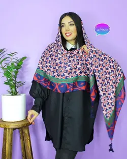 روسری پاییزه اسپینر منگوله دار (1198) | مادام بلا | شال دخترانه | روسری دخترانه