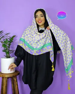 روسری پاییزه اسپینر منگوله دار (1198) | مادام بلا | شال دخترانه | روسری دخترانه