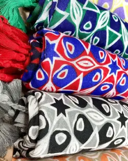 روسری پاییزه اسپینر منگوله دار (1198) | مادام بلا | شال دخترانه | روسری دخترانه