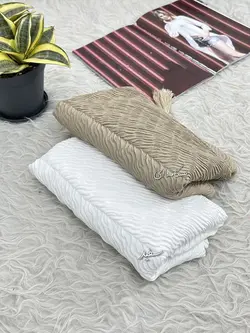 شال پلیسه موجی (4140) | مادام بلا | شال دخترانه | روسری دخترانه