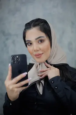 روسری مینی اسکارف گل دوزی کاکتوس (1913) | مادام بلا | شال دخترانه | روسری دخترانه