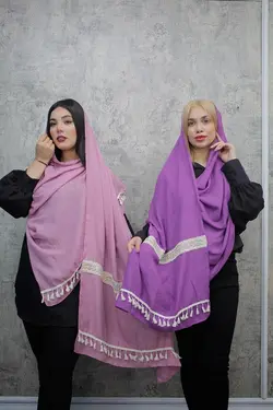 شال هندی نواردوزی منگوله دار (1920)