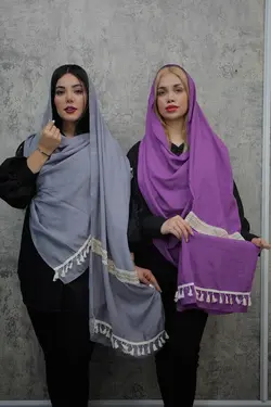 شال هندی نواردوزی منگوله دار (1920)