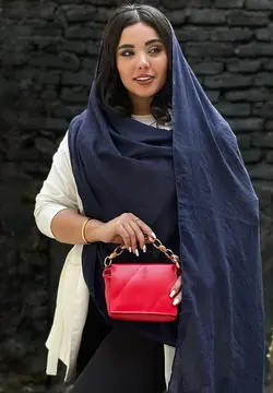 شال وال اسلپ منگوله دار (2248) | مادام بلا | شال دخترانه | روسری دخترانه