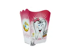 ظرف پاپکرن جشن دندونی ( 10 عددی )