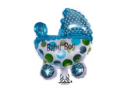 بادکنک فویلی کالسکه پسرانه