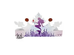 تاج پری دریایی طرح 2، 6 عددی