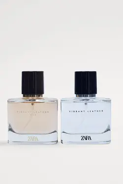ست عطر و ادکلن مردانه زارا وایبرنت لدر + وایبرنت لدر عود ادوپرفیوم Zara Vibrant Leather Oud + Vibrant Leather EDP for men