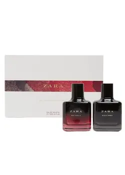 ست عطر و ادکلن زنانه زارا رد وانیل و بلک آمبر Zara Red Vanilla &amp; Black Amber EDT for women