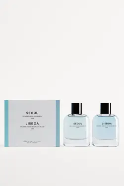 ست عطر و ادکلن مردانه زارا لیسبوآ و سئول ادوتویلت Zara Lisboa &amp; Seoul EDT for men