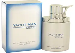 ادکلن مردانه یاچ من نقره ای YachtMan Metal