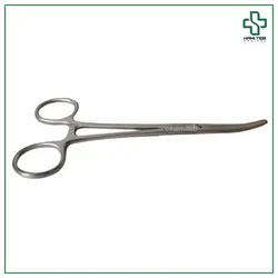 پنس هموستات سر کج استیل 16 سانت - پخش پزشکی حامی طب