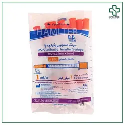 سرنگ انسولین آوا 1 سی سی G30 - پخش پزشکی حامی طب