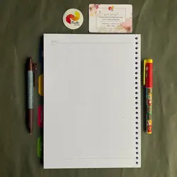 کاغذ کلاسور 100 برگ + 4 جداکننده