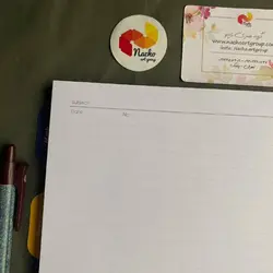 کاغذ کلاسور 100 برگ + 4 جداکننده