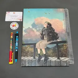آلبوم عکس دختر روی نرده