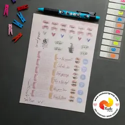 استیکر برنامه ریزی طبیعت