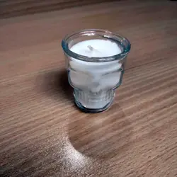 شمع معطر اسکلتی وانیل