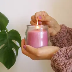 شمع معطر جار متوسط اسطوخودوس