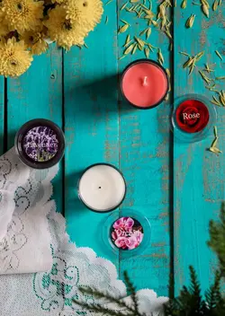 شمع معطر رز