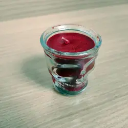 شمع معطر اسکلتی توت فرنگی