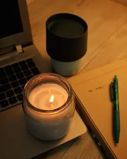 شمع معطر جار متوسط ستاره دنباله دار