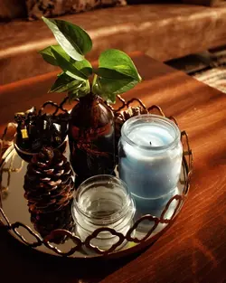 شمع معطر جار متوسط ستاره دنباله دار