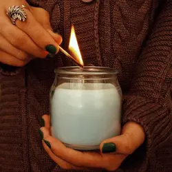 شمع معطر جار متوسط فرشته