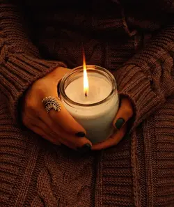 شمع معطر جار متوسط فرشته