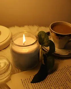 شمع معطر جار متوسط فرشته