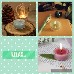 شمع معطر آرامش بخش دایره