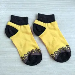 جوراب مچی بافتنی زرد