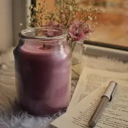 شمع معطر جار بزرگ بارون بهاری