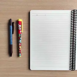 دفتر خط دار کاکتوس سفید