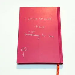 دفتر خط دار مینویسم آلبالویی