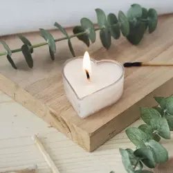 شمع عطری وارمر قلبی آمازون