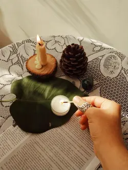 شمع عطری وارمر قلبی آمازون