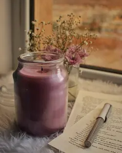 شمع معطر جار متوسط بارون بهاری