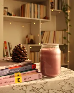 شمع معطر جار متوسط بارون بهاری