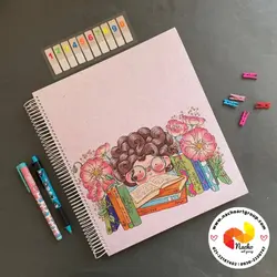 آلبوم عکس چسبی زوج بنفشه
