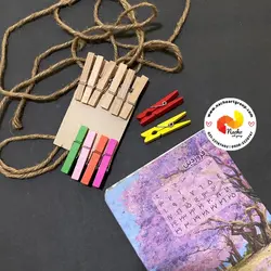 تقویم دیواری آویزان طبیعت