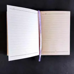 دفتر خط دار پالتویی مثبت بافی