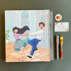 آلبوم عکس چسبی زوج رقصان